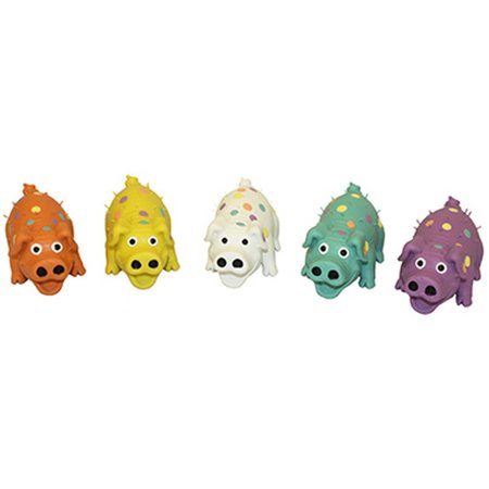 FLY FREE ZONE. 61094 3 in. Mini Latex Covered Animal Dog Toy FL2484650